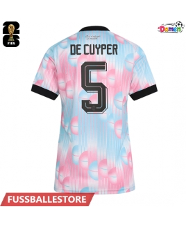 Günstige Belgien Maxim De Cuyper #5 Auswärtstrikot Damen WM 2026 Kurzarm